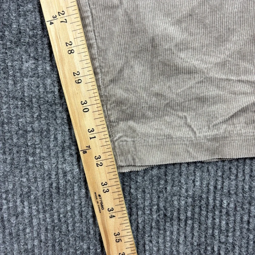 Banana Republic Traveler Corduroy Pants Mens 36x34 Gray Slim Fit 619087-01